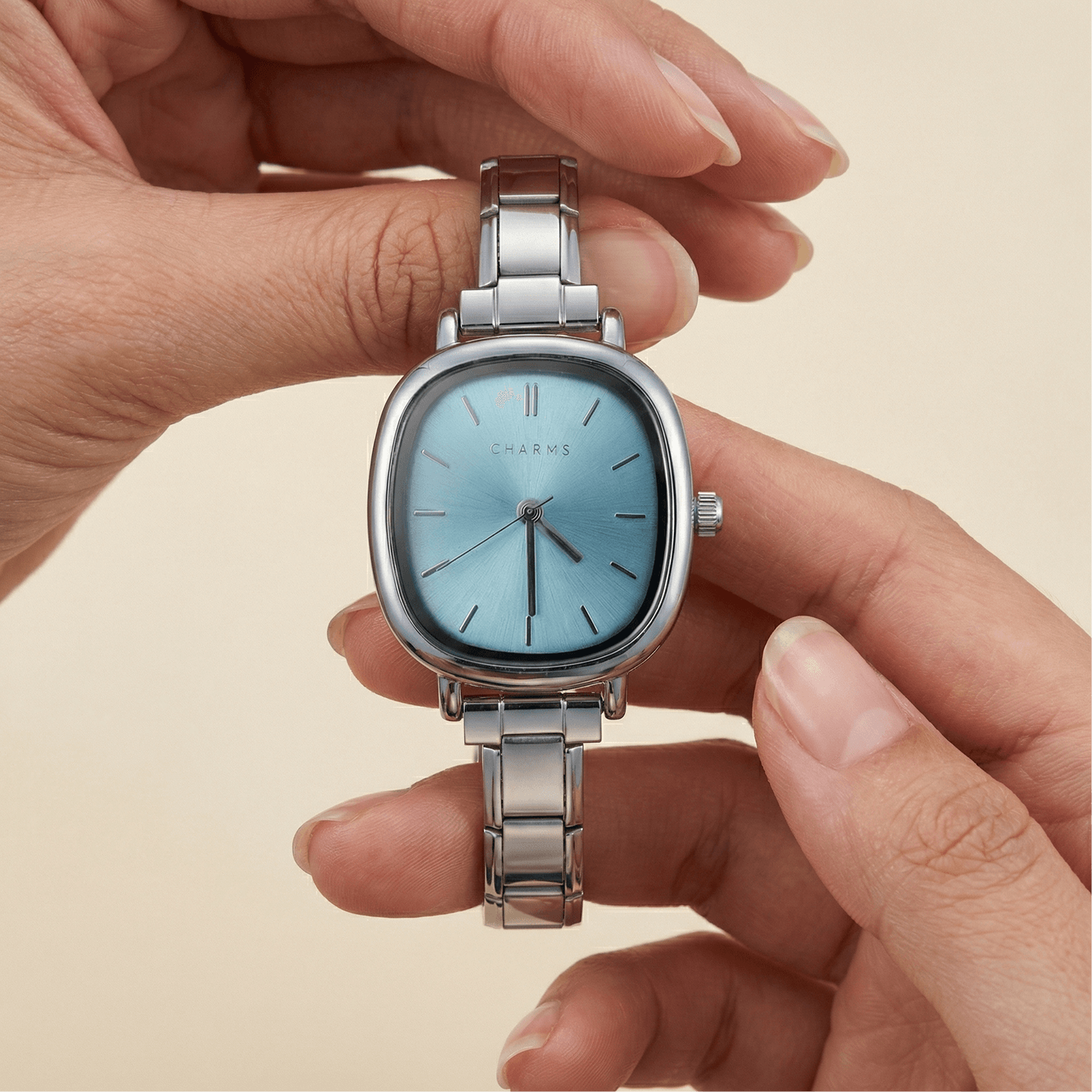 Capri Watch Silver – Blue Dial Edition