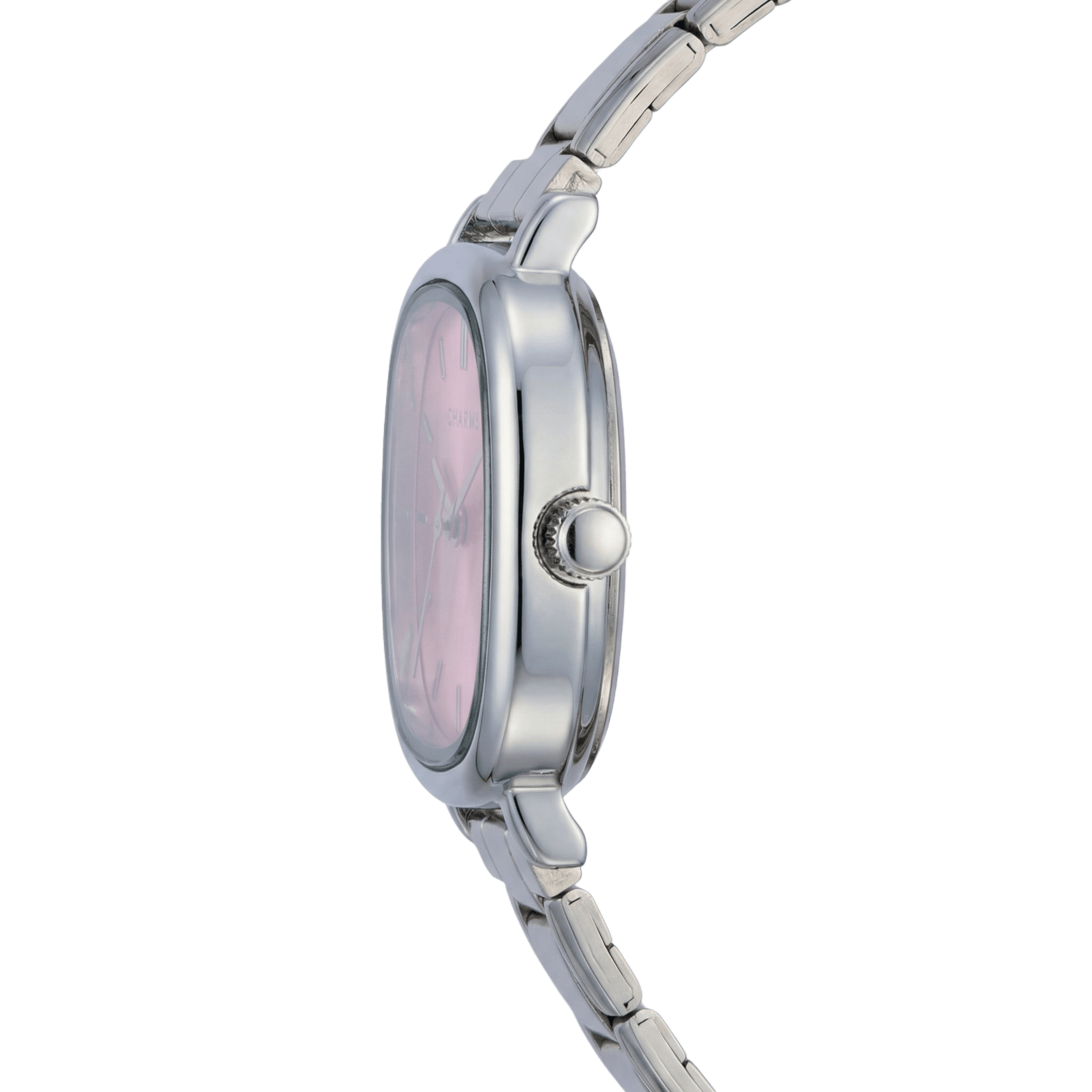 Capri Watch Silver – Pink Dial Edition