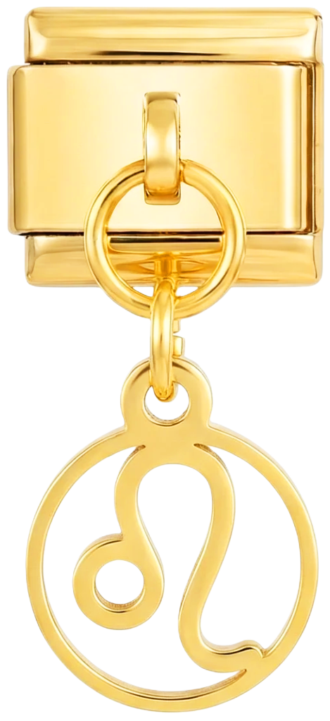 Leo Sign Hanging on Gold - leo-sign-hanging-on-gold.png