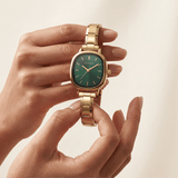 Capri Watch Gold – Emerald Dial Edition