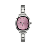 Capri Watch Silver Pink Dial
