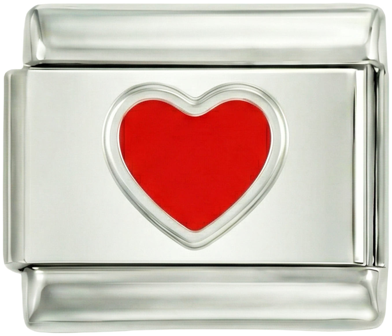 Red Heart, on Silver