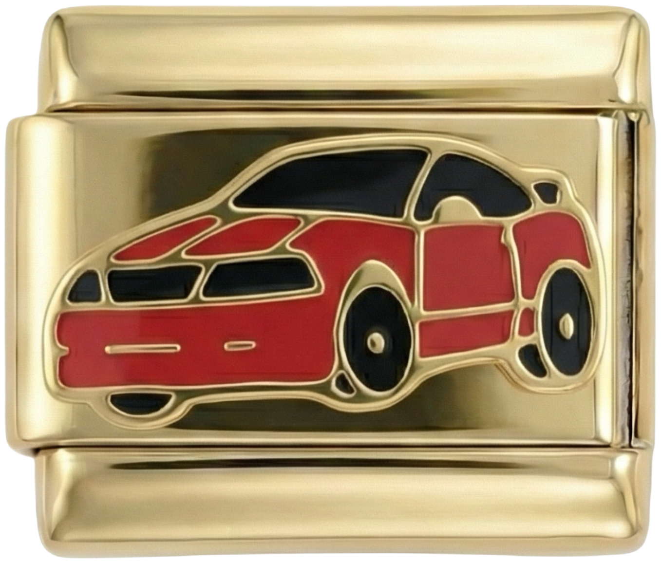 Red Sports Car, gold - Red-Sports-Car-gold.png