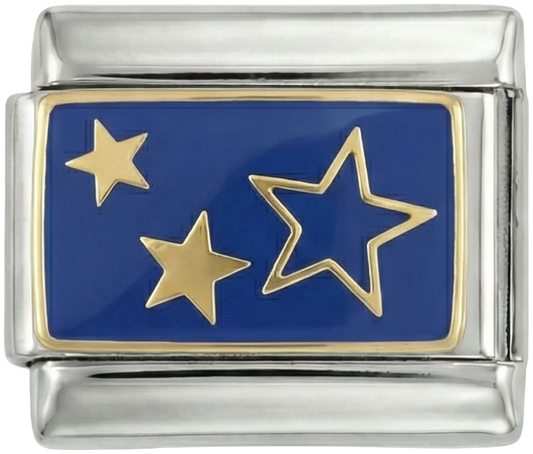 Gold Stars in the Sky, on Silver - gold-stars-in-the-sky-on-silver.png