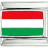 Hungary Flag, on Silver - hungary-on-silver.png