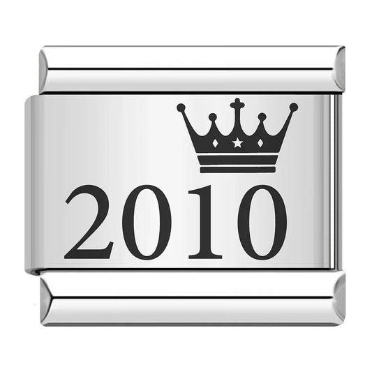 Year 2010, on Silver - Charms Official