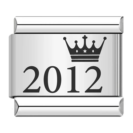 Year 2012, on Silver - Charms Official